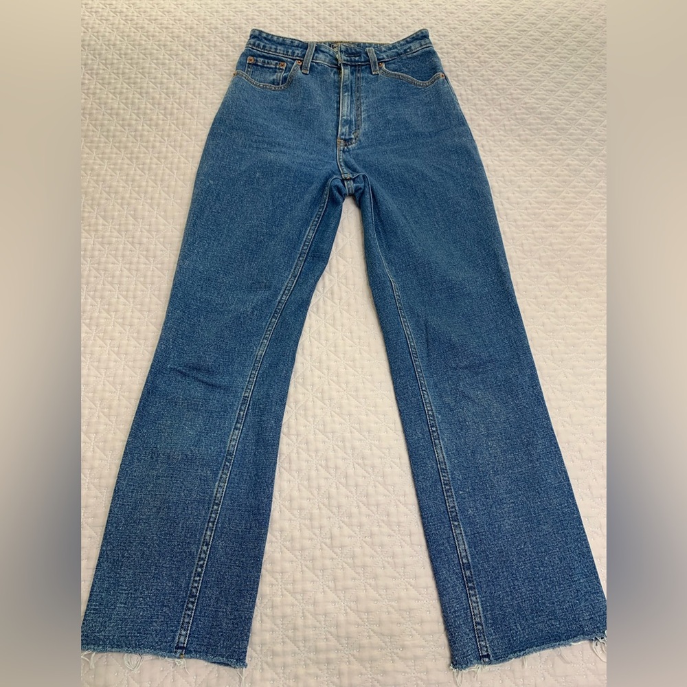 Abercrombie ankle straight jeans